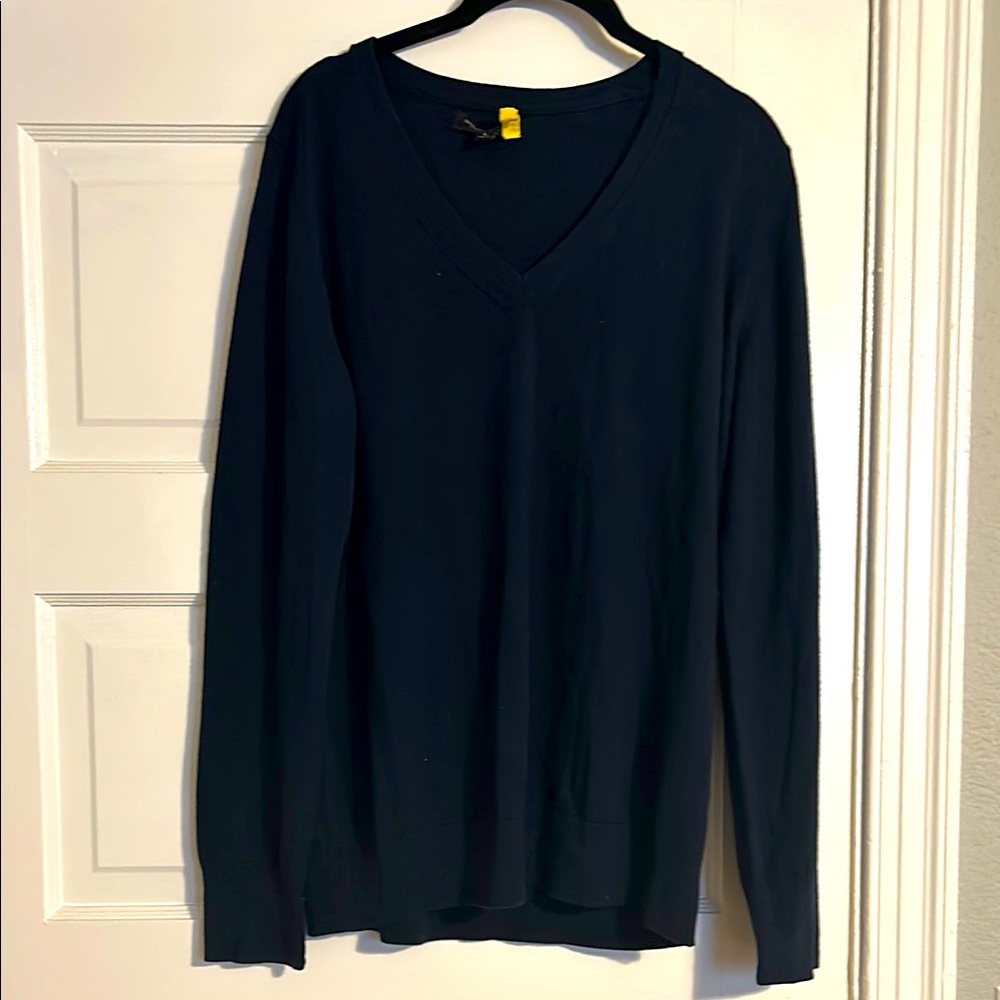 Banana Republic Merino vneck-Navy